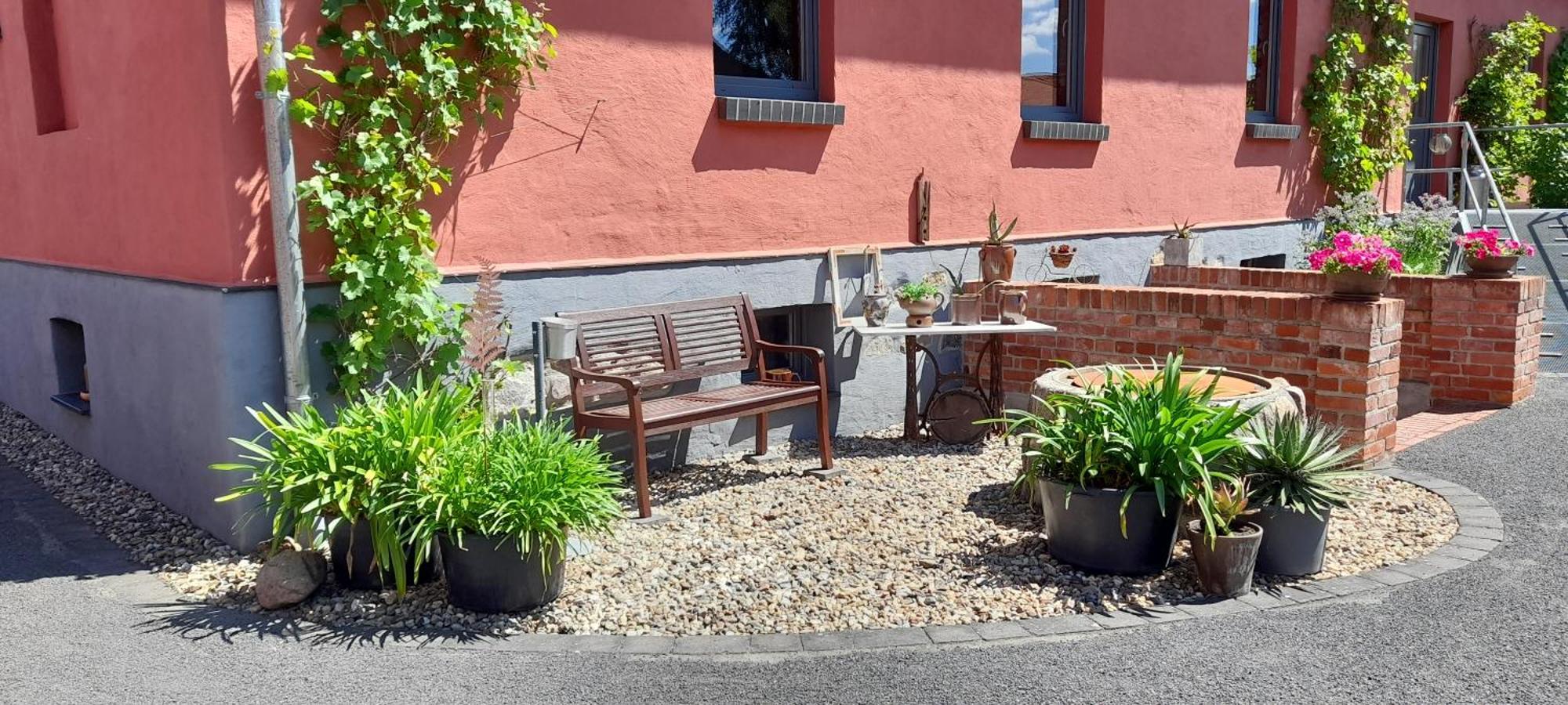 Pension Am Dorfanger Hohennauen Exterior photo